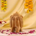 7-Inch Hand-Carved Wooden Elephant – Elegant Home Décor & Gift - Image 4