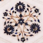 Marble Inlay Plate 12.5 Inches with Stand - Image 3