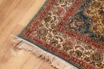 Kashan Design Silk Rug from Kashmir – 4×6 Feet Multi Color - Image 7