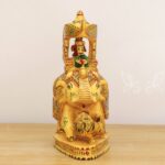 Hand Painted Shikar Scene Elephant - Image 3