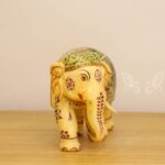 Hand Painted Procession Scene Elephant - Image 4