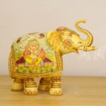 Hand Painted Ganesha Elephant - Image 2