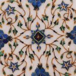Marble Inlay Plate 10.5 Inches with Stand - Image 4