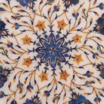 Marble Inlay Plate 10.5 Inches with Stand - Image 2