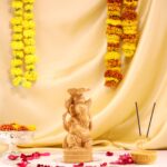 Hand-Carved Wood Ganesha Idol – Divine Artistry in Every Detail - Image 3