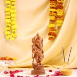 Hand-Carved Wood Ganesha Idol – Divine Artistry in Every Detail - Image 3