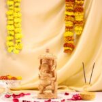 Hand-Carved Wood Ganesha Idol – Divine Artistry in Every Detail - Image 4