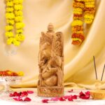 Hand-Carved Wood Ganesha Idol – Divine Artistry in Every Detail - Image 2