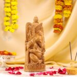 Hand-Carved Wood Ganesha Idol – Divine Artistry in Every Detail - Image 4