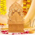 Hand-Carved Wood Ganesha Idol – Divine Artistry in Every Detail - Image 4